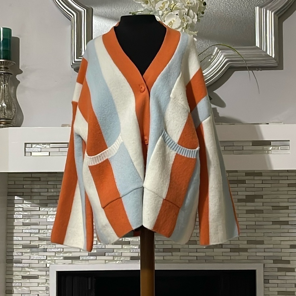 Jascls Colorblock Boho Sweater Osfm - image 3